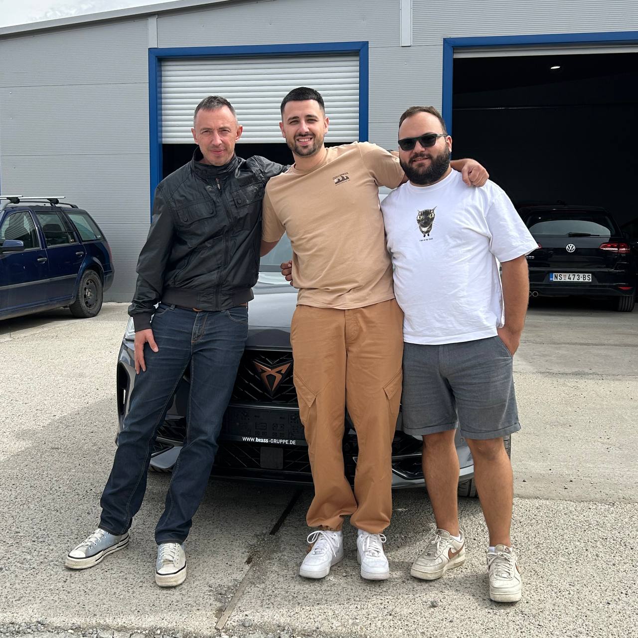 Cupra Formentor at handover to its new owner
